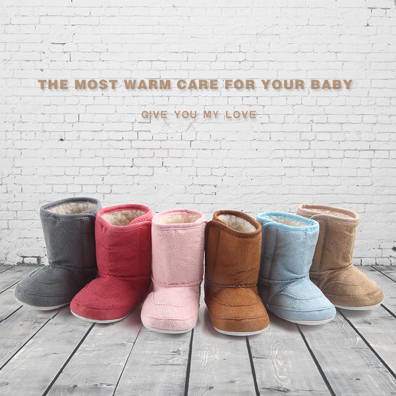 Soft Sole Booties - Baby Girl Boy Snow Booties Winter