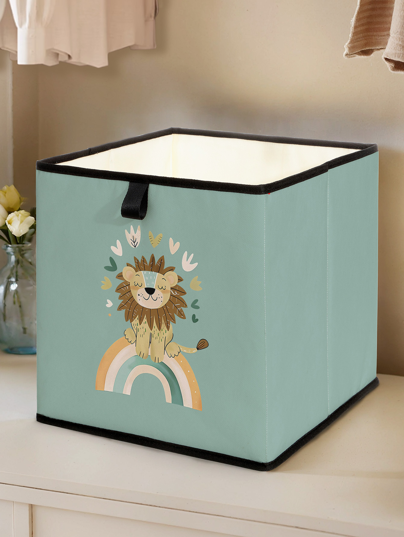 Baby Clothing Patterns - Cute Lion Rainbow Print Foldable Storage