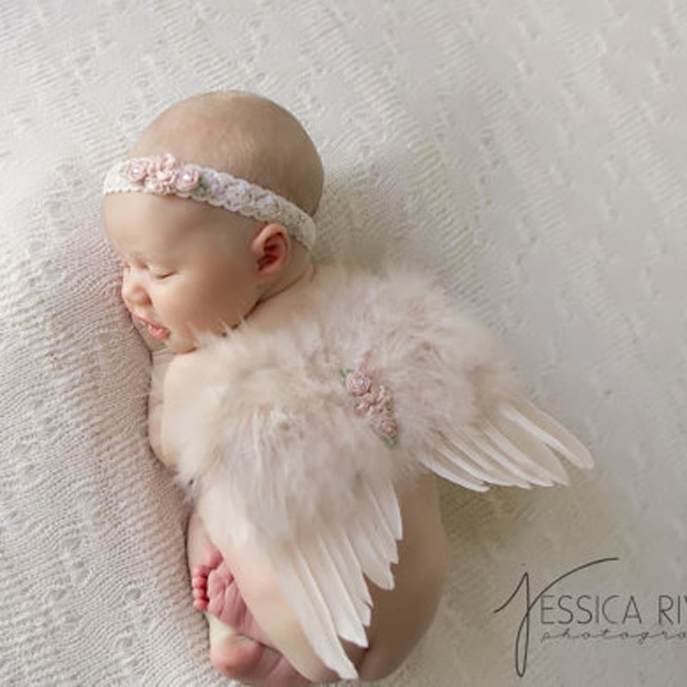 Baby Clothing Patterns - 2pcs/set Cute Newborn Angel Feather Wings