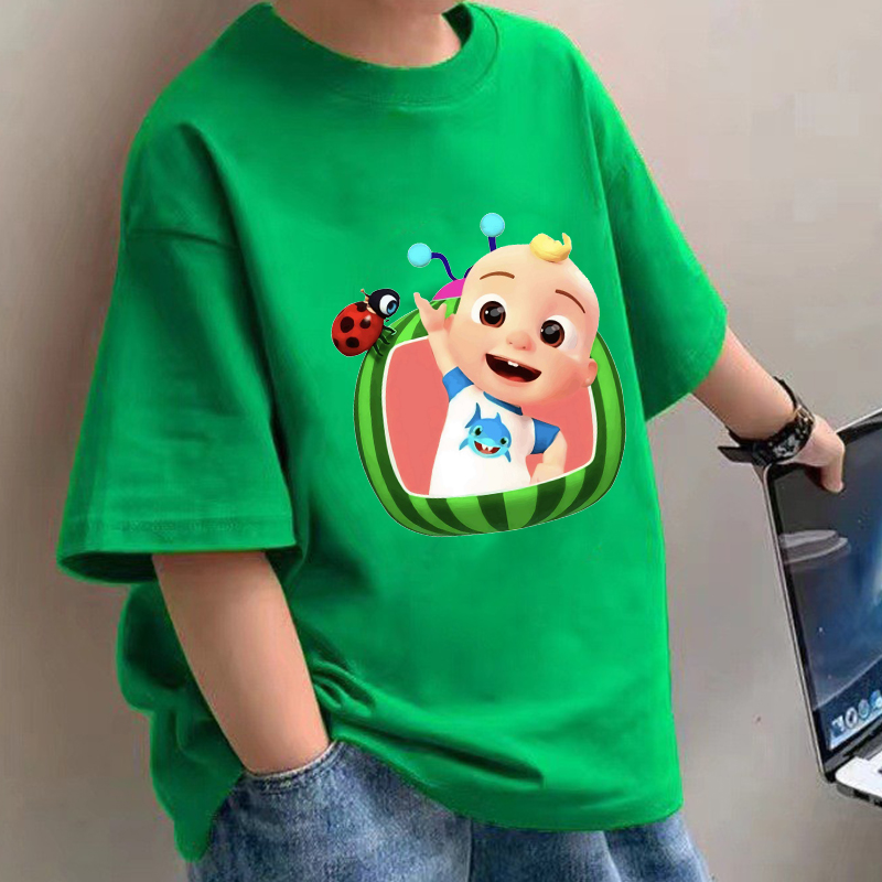 Baby Clothing - Cocomelons Baby T-Shirts Anime Cotton Short