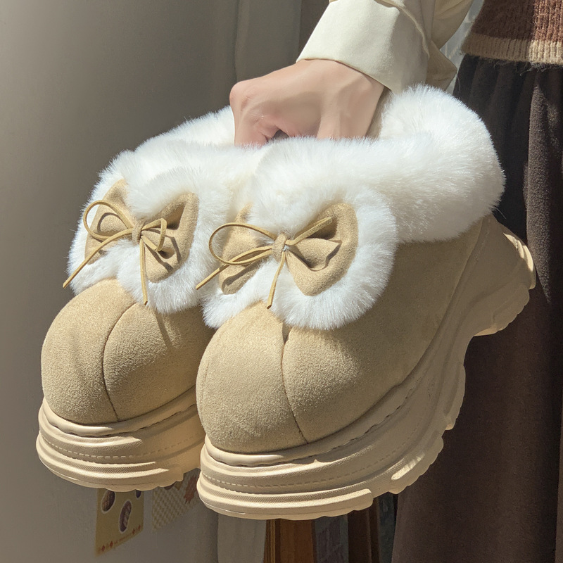 Warm Faux Fur Fluffy Slippers  - огляд і ціна Soft Sole Booties