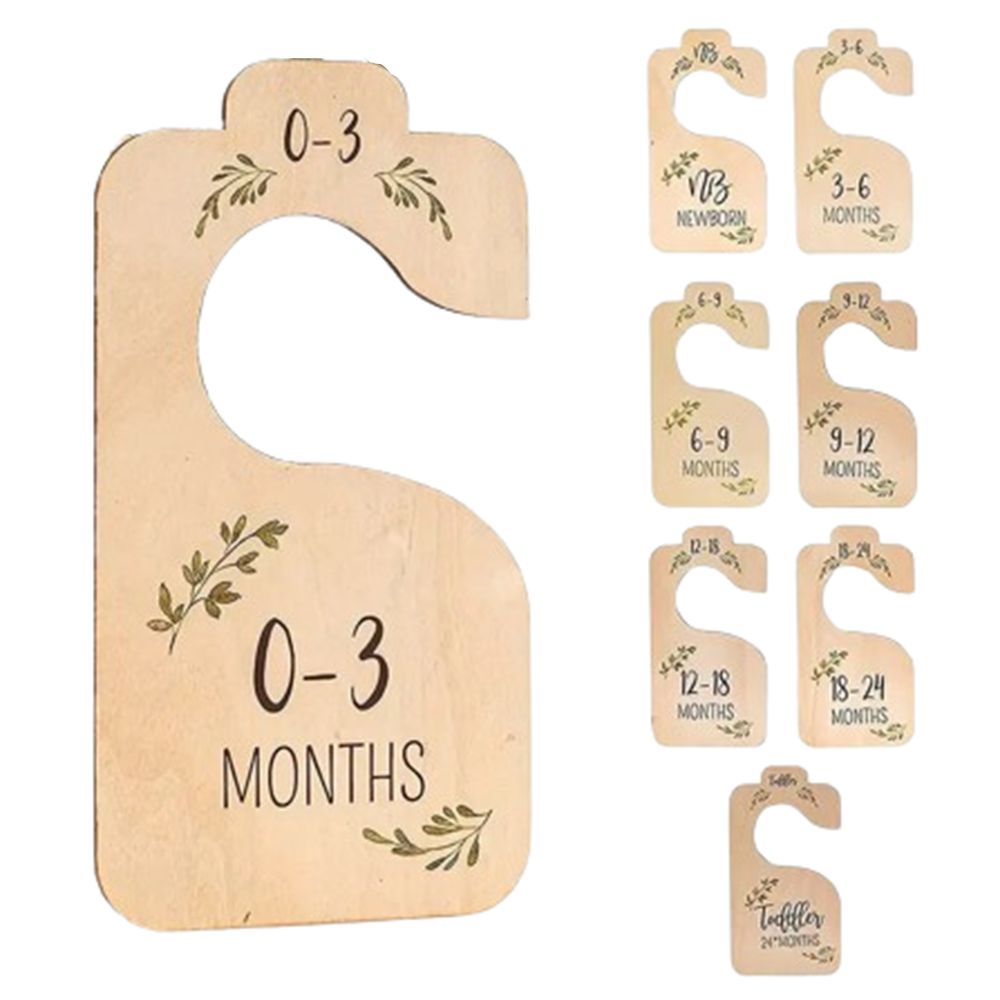 7/8Pcs Wood Baby Closet Divide - огляд і ціна Baby Clothing Cupboard