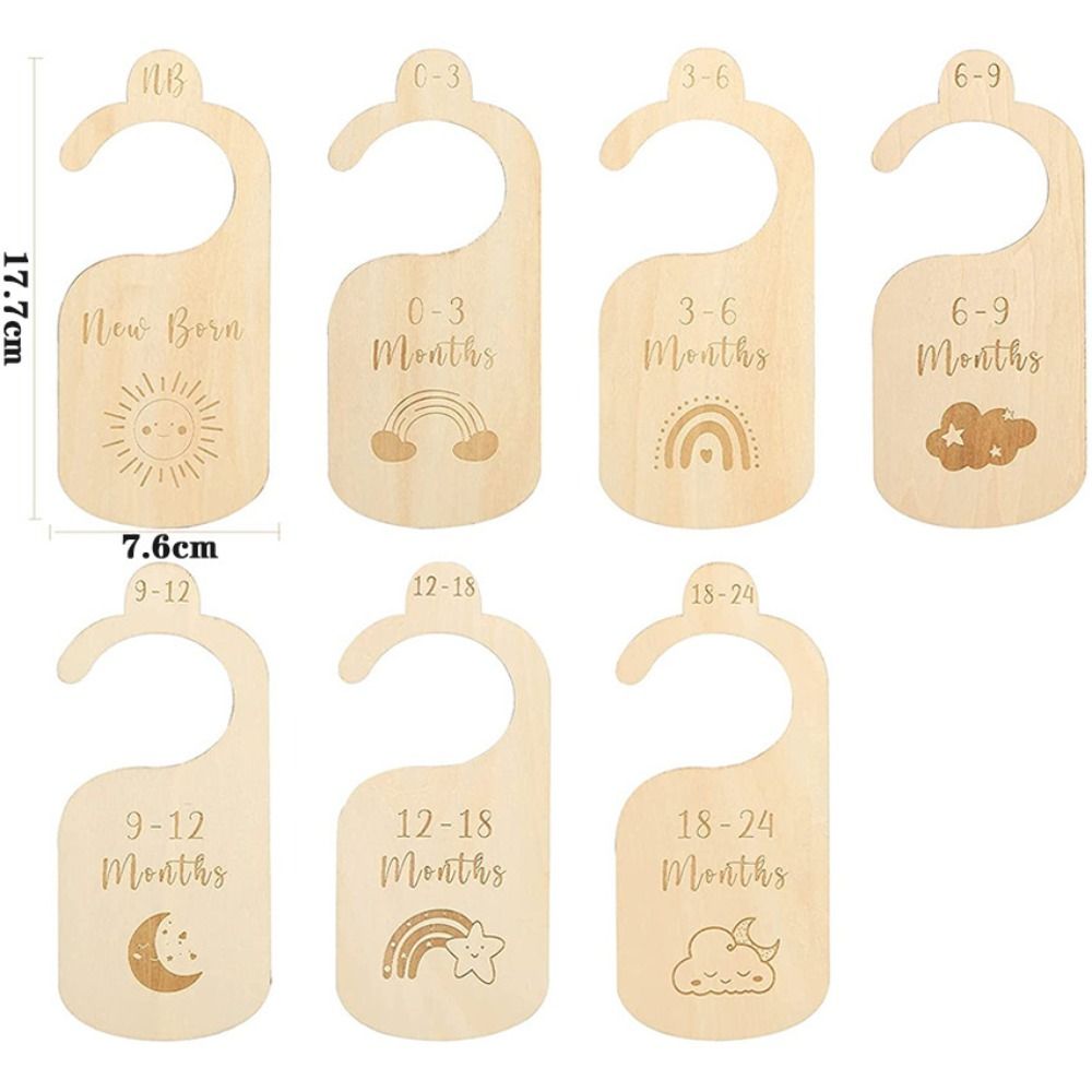 7/8Pcs Wood Baby Closet Divide - огляд і ціна Baby Clothing Cupboard
