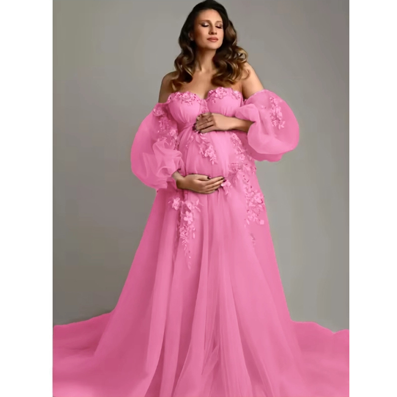 Hand-Finished Maternity Gown - - огляд і ціна Baby Clothing Embroidery