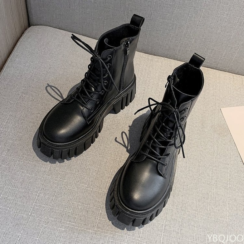 Thick soled lace up boots for  - огляд і ціна Soft Sole Booties
