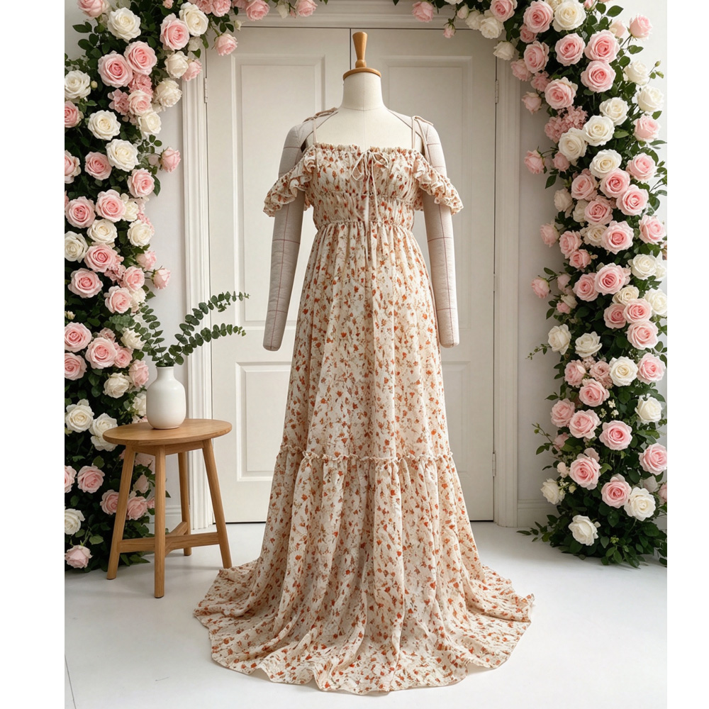With Printed Embroidery Chiffo - огляд і ціна Baby Clothing Embroidery