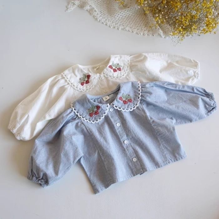 2026 Kids Girls Embroidery Shi - огляд і ціна Baby Clothing Embroidery