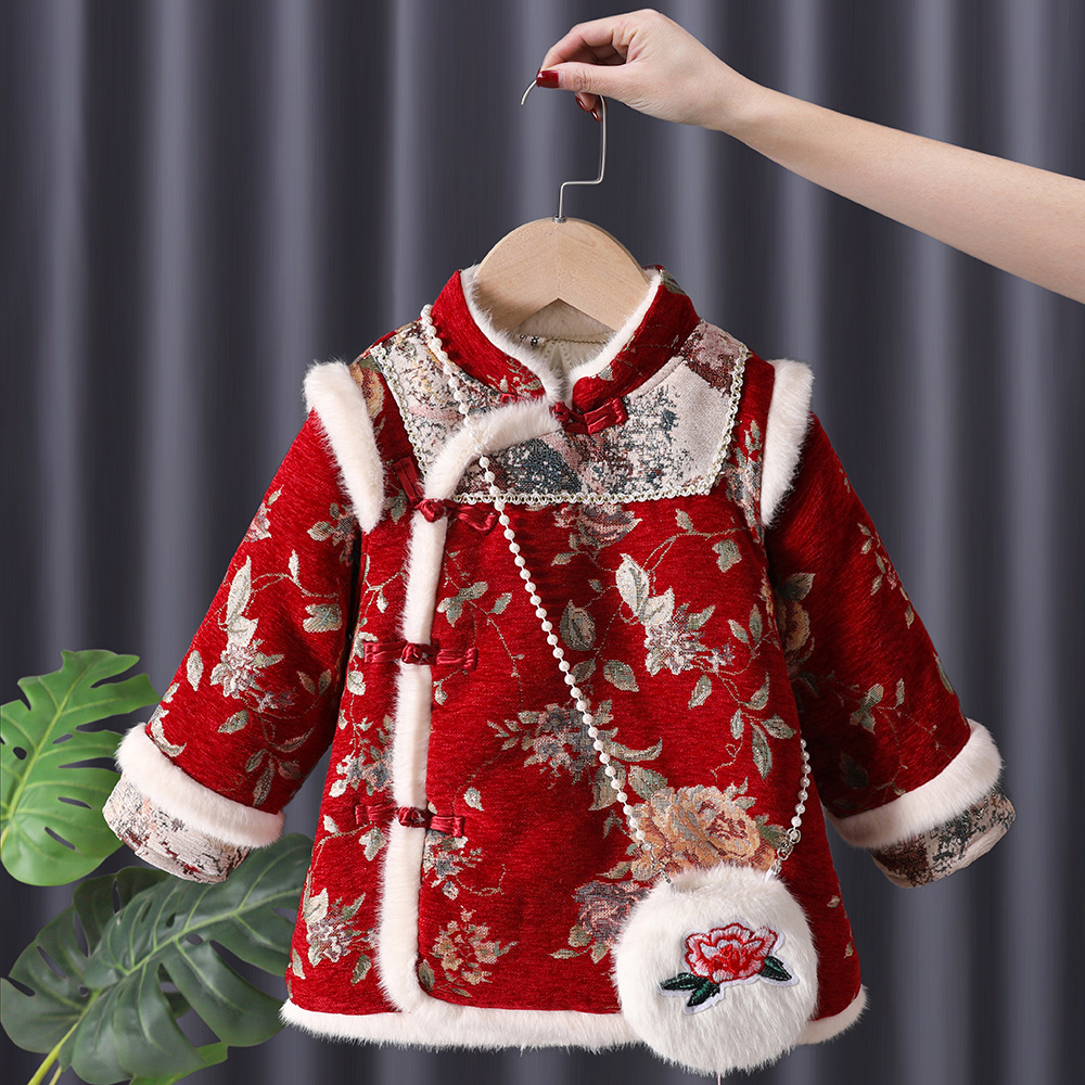 Winter Baby Girls Hanfu Kids P - огляд і ціна Baby Clothing Embroidery