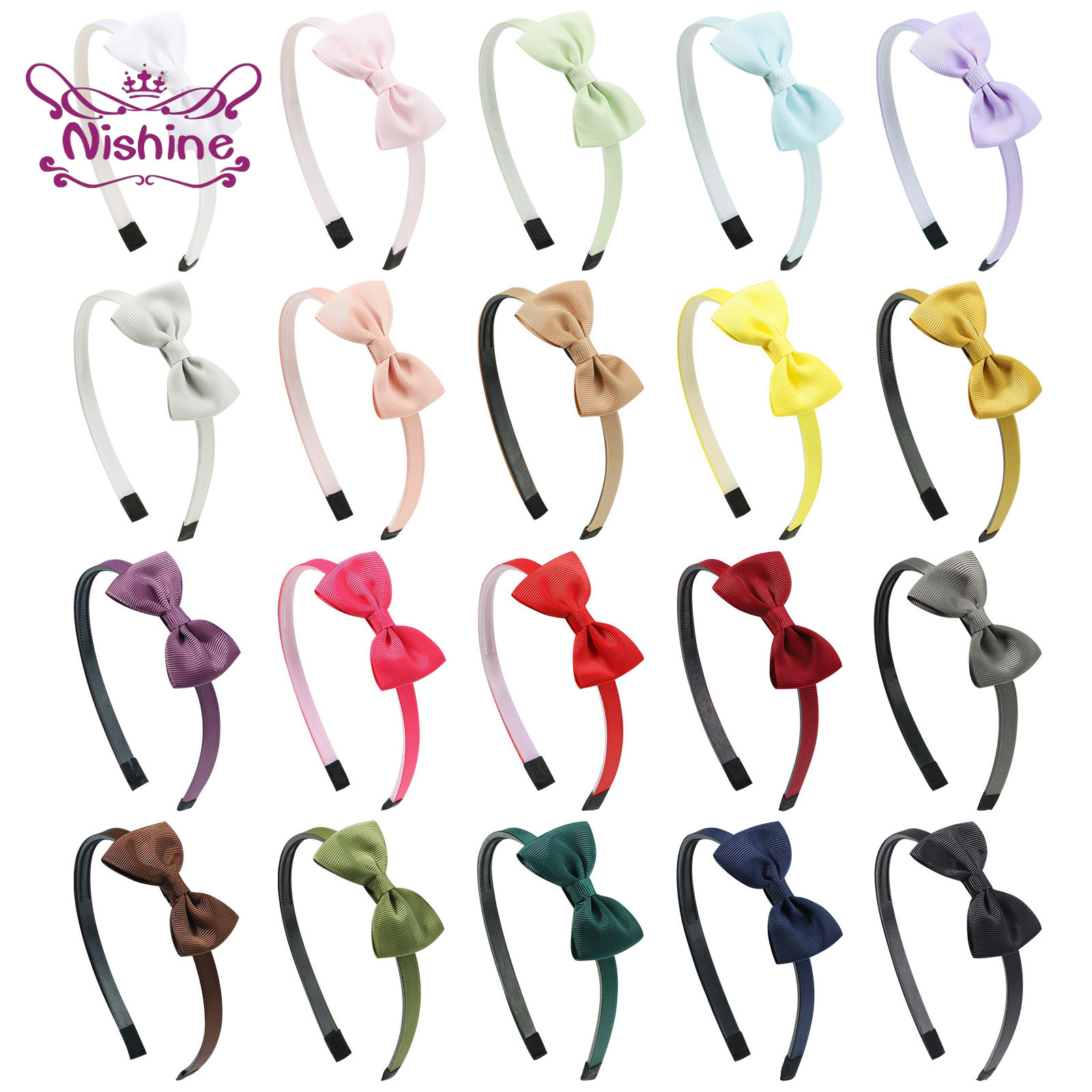 1PCS Ribbon Bow Knot Headband  - огляд і ціна Baby Clothing 1 Year Old