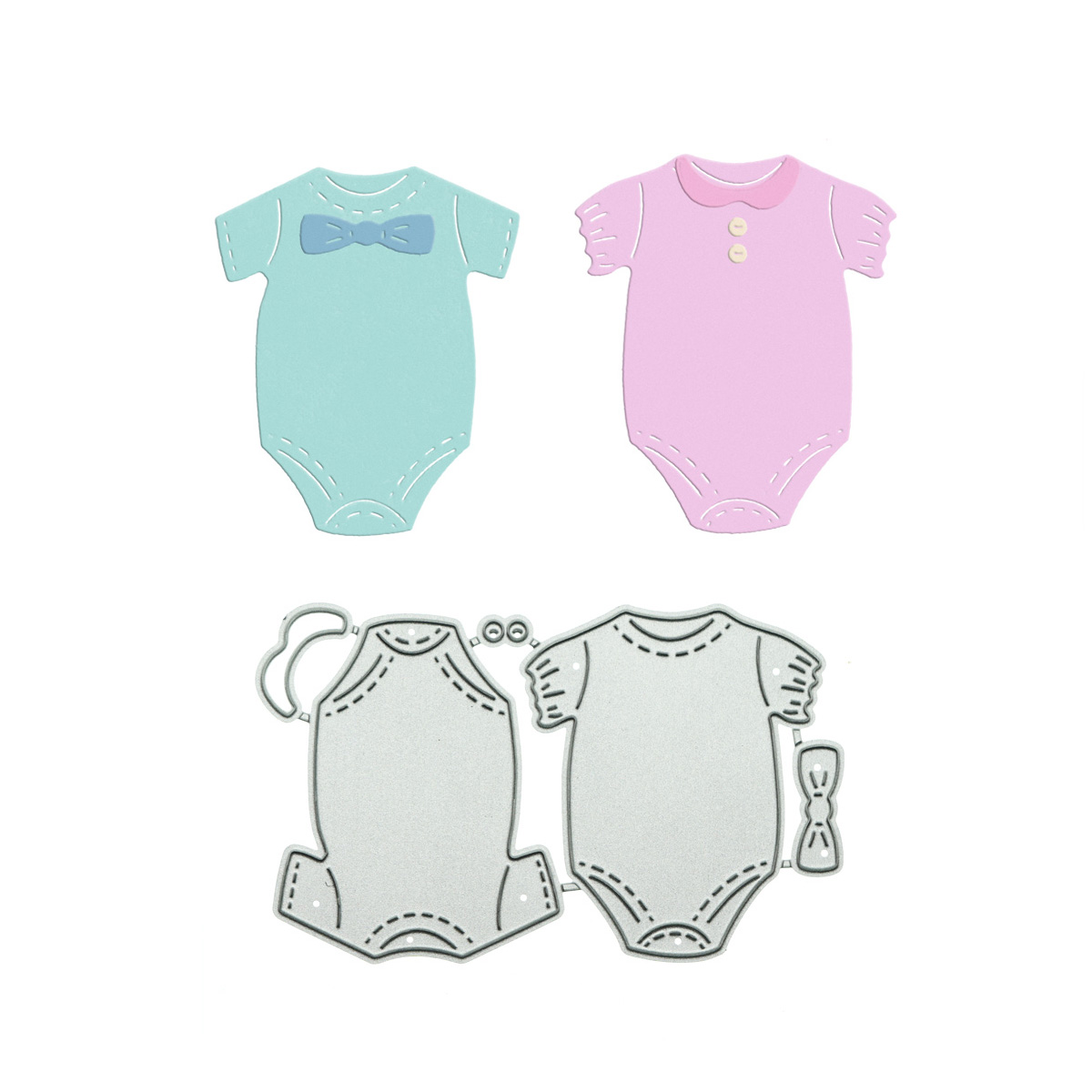 Metal Cutting Dies Clothing Ba - огляд і ціна Baby Clothing Patterns